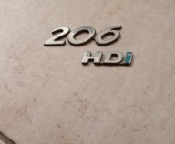 Znaczek HDi Peugeot 206 306 406 607 ozn - ORYGINAŁ