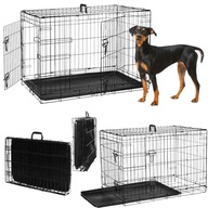 KLATKA KOJEC METALOWY WIELOFUNKCYJNY DLA PSÓW KOTÓW ROZMIAR 76 X 54 X 62