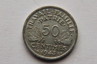 50 CENTIMES 1943 R. FRANCJA - BK67