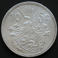 Luksemburg 10 franków 1929 - księżna Charlotte - Nassau - srebro