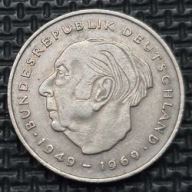 *NIEMCY [0213]*2 marki 1975 *D* Niemcy Zachodnie (RFN) Theodor Heuss Prezyd