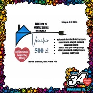 Voucher o wartości 500zł na usługi elektryczne