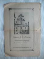 KRAKÓW KOŚCIÓŁ PRZEMIENIENIA PAŃSKIEGO X.X. PIJARÓW przedw. FOLDER-CEGIEŁKA