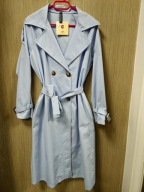 Płaszczyk, trencz r. M/L błękit wiosna/lato Italy !!!