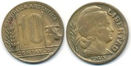 Argentyna 10 Centavos - 1948r ... Monety