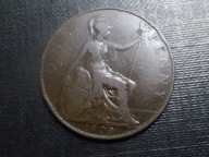 1 Penny,1908 r.z obiegu.