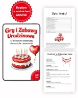 Gry i zabawy urodzinowe dla dzieci w wieku 6-8 lat - PDF do druku