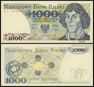 BNU - POLSKA PRL 1000 złotych 1982 DL 0500024 # FAJNY NUMER # P200dd # st 1