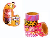 Taśma WASHI Dekoracyjna Scrapbooking Zestaw 5 szt.