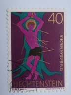 Liechtenstein - sztuka sakralna - Mi. 543 kasowany