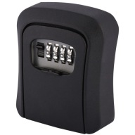 Sejf na klucze czarny z zamkiem szyfrowym mechanicznym