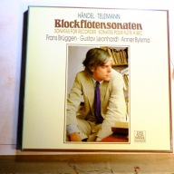 Handel, Telemann Blockflotensonaten Bruggen, Leonhardt TELEFUNKEN 2 lp