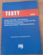 Zbiór testów na aplikację sądową, prokuratorską 06