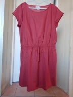 sukienka midi up 2 fashion 42 czerwona brązowa