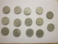 Moneta 1 zł z lat 80-tych - 14 sztuk