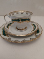 CHODZIEŻ FILIŻANKA SPODEK TALERZYK SERWIS KAWOWY TRIO EKSPORTOWY REGINA