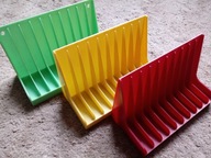 STOJAK NA KASETY AUDIO - 3SZT , PIEKNE UNIKATY PRL DLA FANA REGGAE