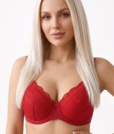 Biustonosz Femilet by Chantelle Kristen koronkowy usztywniany modelując 70D