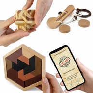 Zestaw łamigłówek na mikołajki dla nastolatka dorosłych prezent LOGIC SET