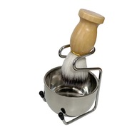 ZESTAW DO GOLENIA PĘDZEL MISECZKA STOJAK SARMATA