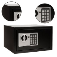 Domowy Sejf Kasetka na Zamek Elektroniczny Szyfr Klucz Kod Kasa Pancerna XL