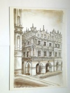 ZAMOŚĆ - Ratusz - proj. Igor Steczak - pocztówka