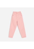 Jeansowe spodnie paperbag Reserved r.164