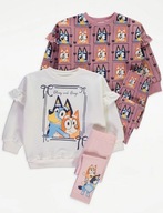 2-PACK BLUZA i 2-PACK LEGGINSY BLUEY BINGO George 2-3L