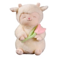 OWIECZKA KAWAII Z TULIPANEM PLUSZAK HIT PREZENT DLA DZIECKA