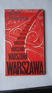 WARSZAWA PLAN MIASTA 1982 ROK