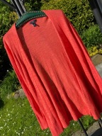 B Sweter Gap cienka narzutka pomarańcz bawełna XL