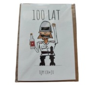 kartka z życzeniami urodzinowa urodziny tępy KAPITAN BOMBA kurvinox tytus