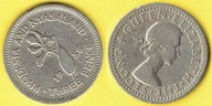 RODEZJA 3 PENCE 1956 r.