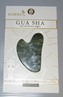 Masażer do twarzy Guasha, zielony jadeit