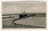 USTKA - WEJŚCIE STATKU DO PORTU, 1940
