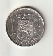 Holandia 1 gulden 1980 ladny stan