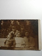 BYDGOSZCZ 1945- PAMIATKA ZE SZPITALA WOJSKOWEGO - PIELĘGNIARKA-ŻOŁNIERZE