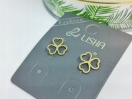 18751 Kolczyki Koniczynki Sztyfty;Stal