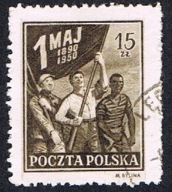 1950 Polska fi 515 - 60-lecie Święta 1 Maja