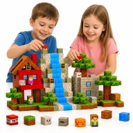Klocki magnetyczne w stylu minecraft mario 2 x 2 cm zestaw 100 szt.