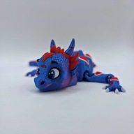 Ruchoma Figurki Smoka z Sercem 3D Druk 3D Gadżet Dekoracja Fidget Prezent