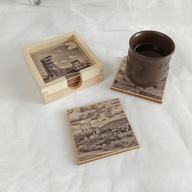 Zestaw 6 podkładek pod kubek - Śląskie krajobrazy