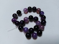 H2- AGAT PURPUROWY - kula - 8mm - 15 sztuk