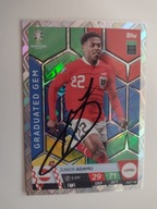 Karta topps match attax autograf Austria Euro 2024 Adamu Graduated Gem