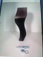 NÓŻKI NÓŻKA NOGI STYLOWE DREWNO BUKOWE MALOWANE ORZECH LUB KOLOR 20CM