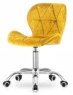 Fotel obrotowy Lugano żółty