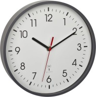 ZEGAR ŚCIENNY RADIOWO STEROWANY 24,5 CM DO DOMU BIURA DUŻE CYFRY