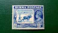 Birma Burma * 3As 6ps 1938 rok KGVI kolonie angielskie brytyjskie