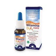 Witamina D3 + K2 MK-7 Forte 20 ml krople - odporność, kości
