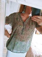 Betty Barclay koszula bluzka ptaki duży rozmiar 46